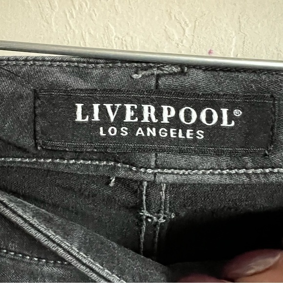 Liverpool Faded Black The High Ankle Skinny denim Jeans - Picture 5 of 12